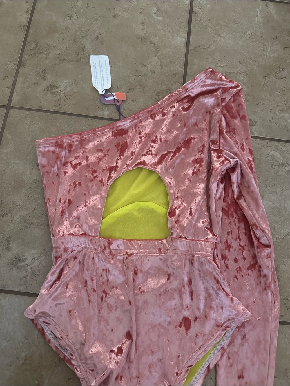 NWT YITTY ASSYMETRICAL BODYSUIT - Picture 5 of 5